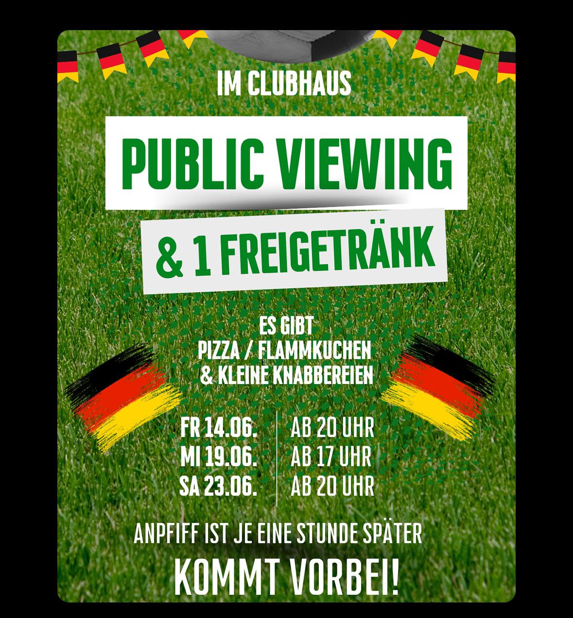 Plakat Public Viewing EM2024