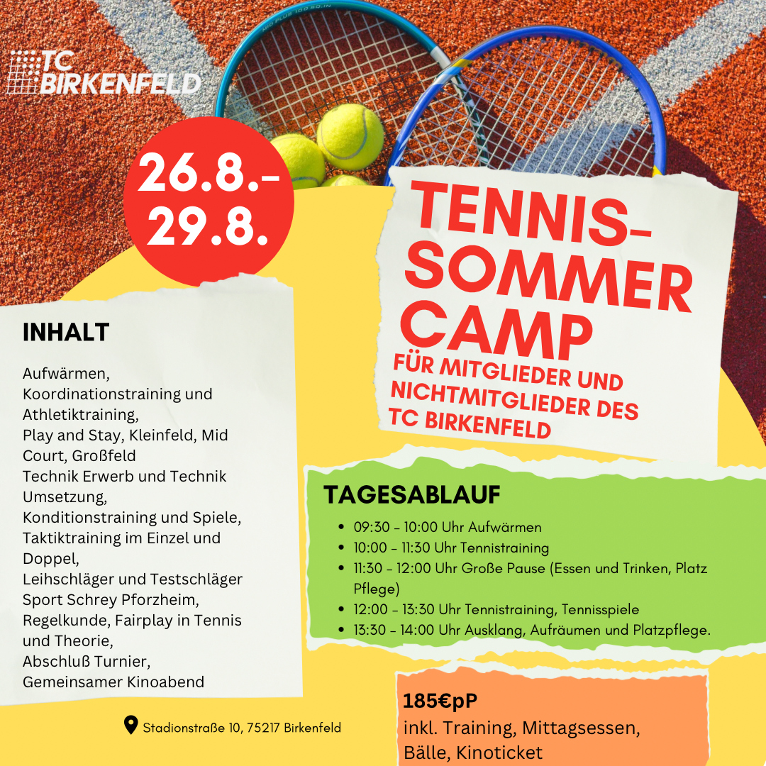 Plakat Sommercamp 2024 August