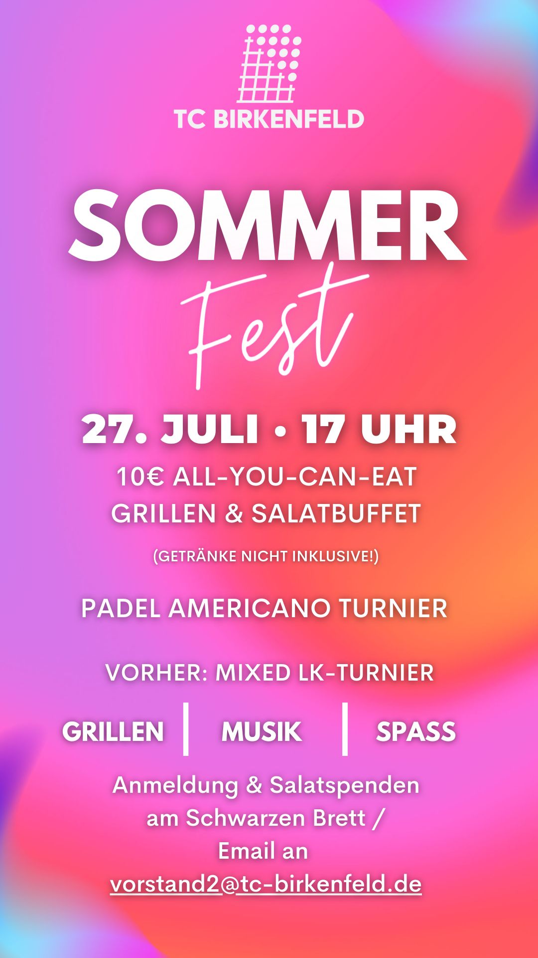 Plakat Sommerfest 2024